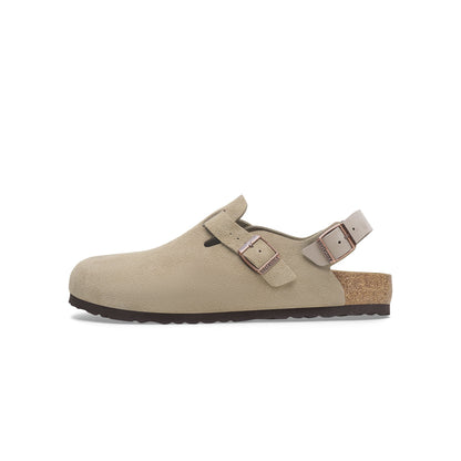 Birkenstock Mens Tokio Taupe Suede Sandals